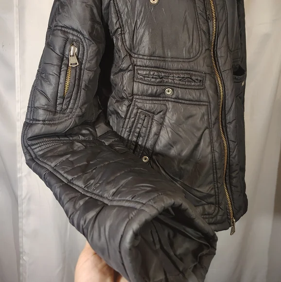 Diesel Light Weight Jacket, Nordstrom's Women ,ZipUp, Black, Zip Pckts, XXL - Picture 10 of 16
